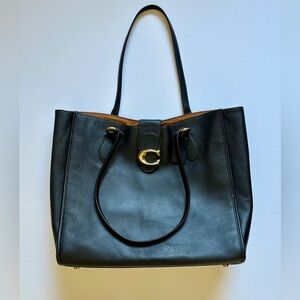 Coach Theo Tote Bag Black